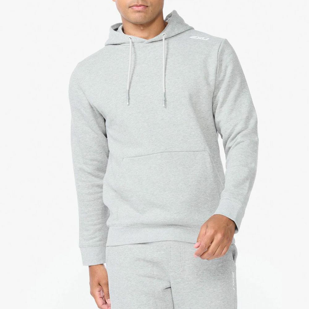 ASPIRE HOODIE GREY MARLE/WHITE