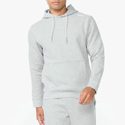 ASPIRE HOODIE GREY MARLE/WHITE