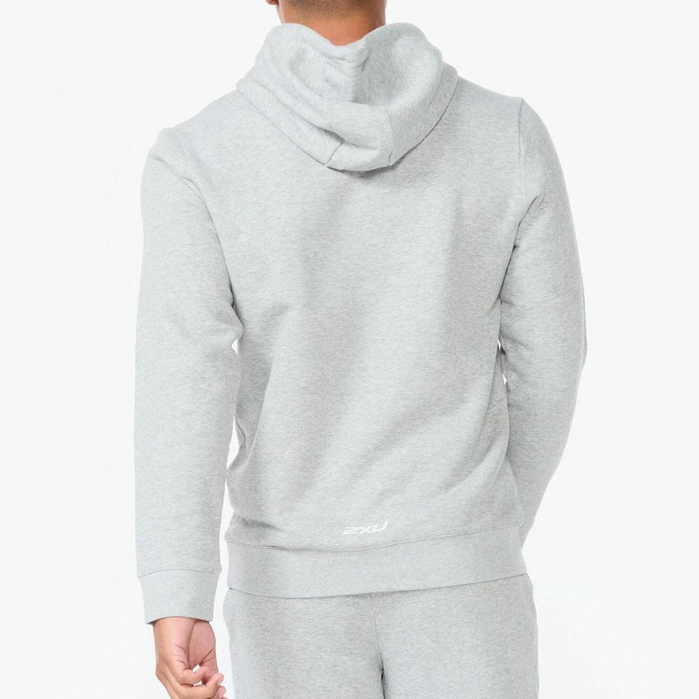 ASPIRE HOODIE GREY MARLE/WHITE