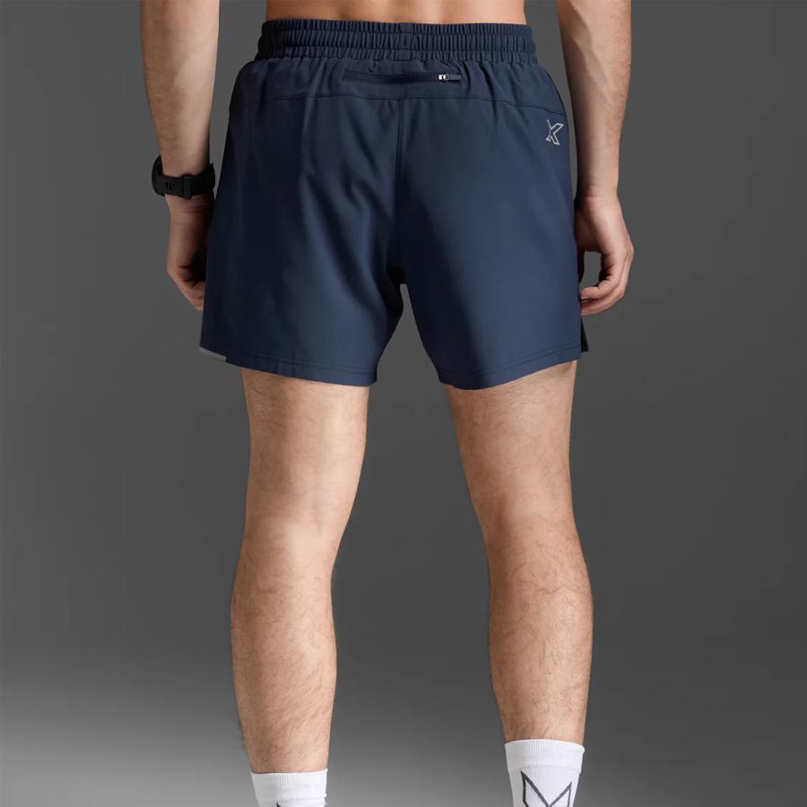 AERO 5 INCH SHORTS MIDNIGHT/SILVER REFL