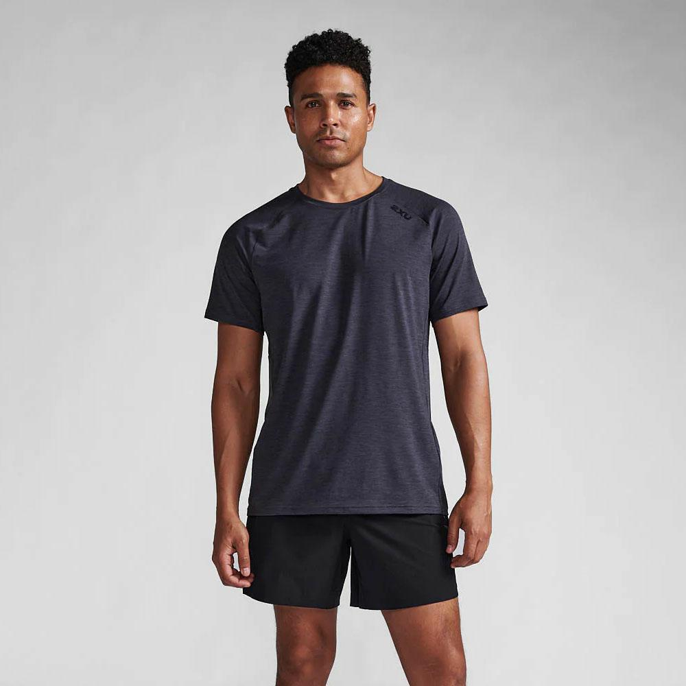 MOTION TEE INDIA INK/BLACK