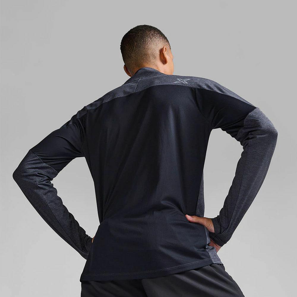 AERO 1/2 ZIP BLACK/SILVER REFLECT