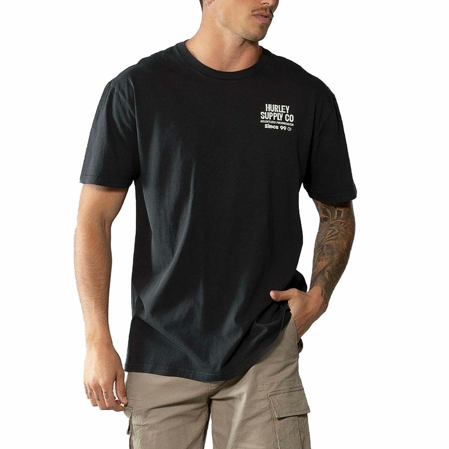 ORGANIC GARAGE TEE BLACK