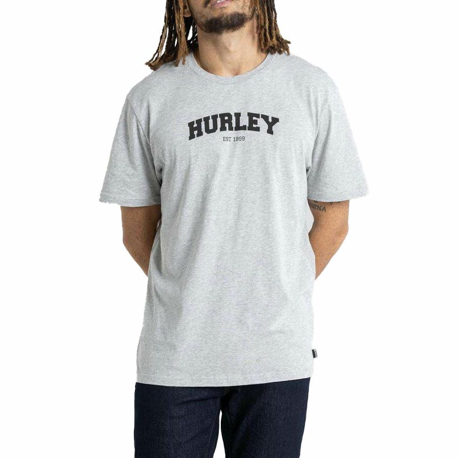 ORGANIC HONOURS TEE HEATHER GREY
