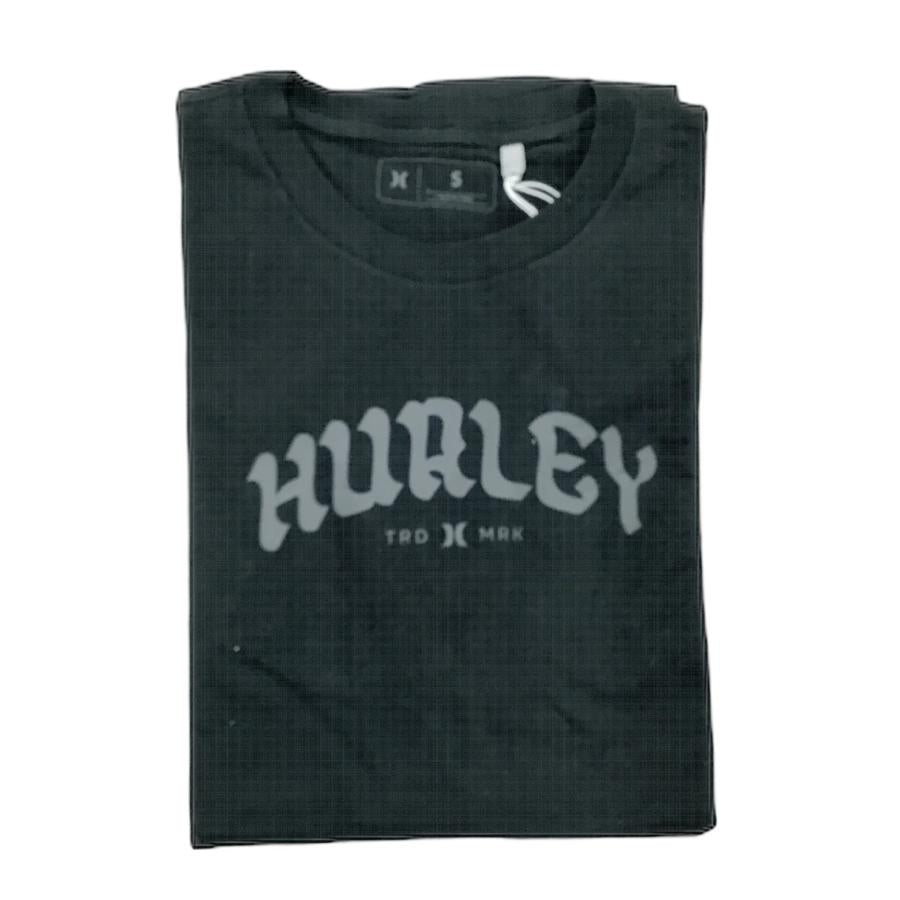 ORGANIC SCRIPT TEE BLACK