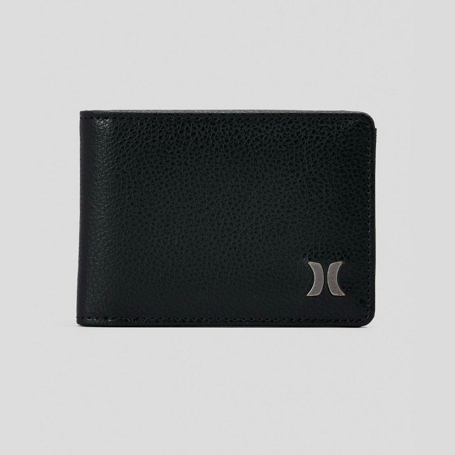 ICON PU SOLID WALLET BLACK