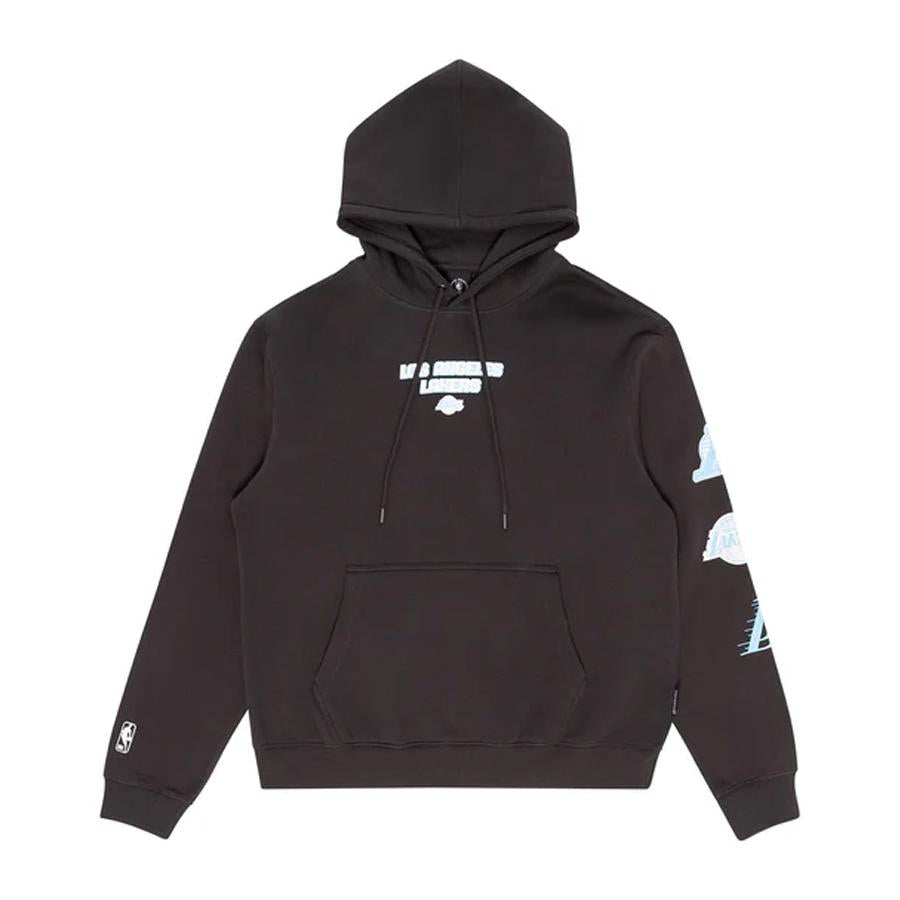 STANFORD FLEECE HOODY LKR SOLID BLACK