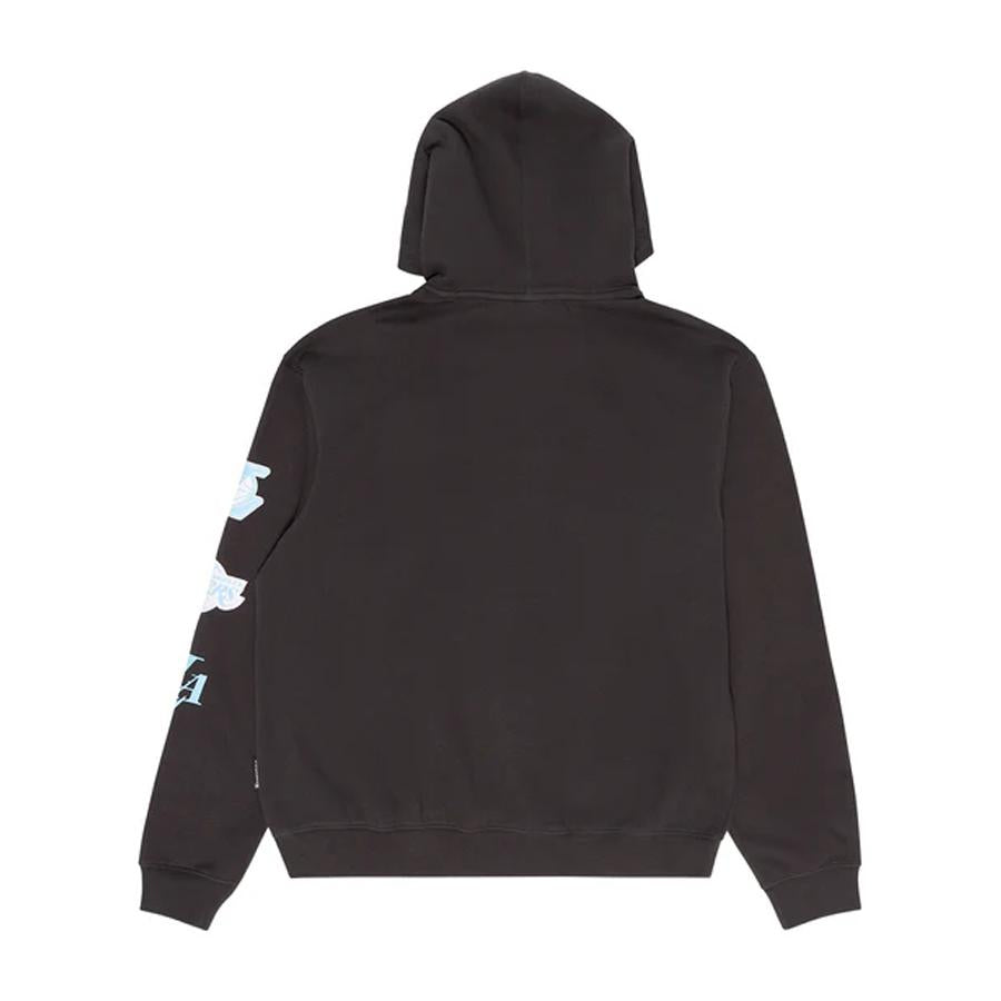STANFORD FLEECE HOODY LKR SOLID BLACK