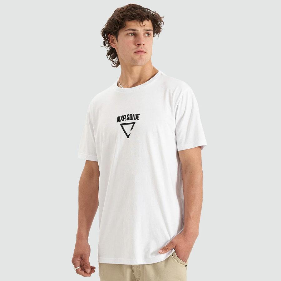 VULTURE CAPE BACK TEE WHITE