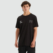 TRIPLE THREAT CAPE BACK T JET BLACK