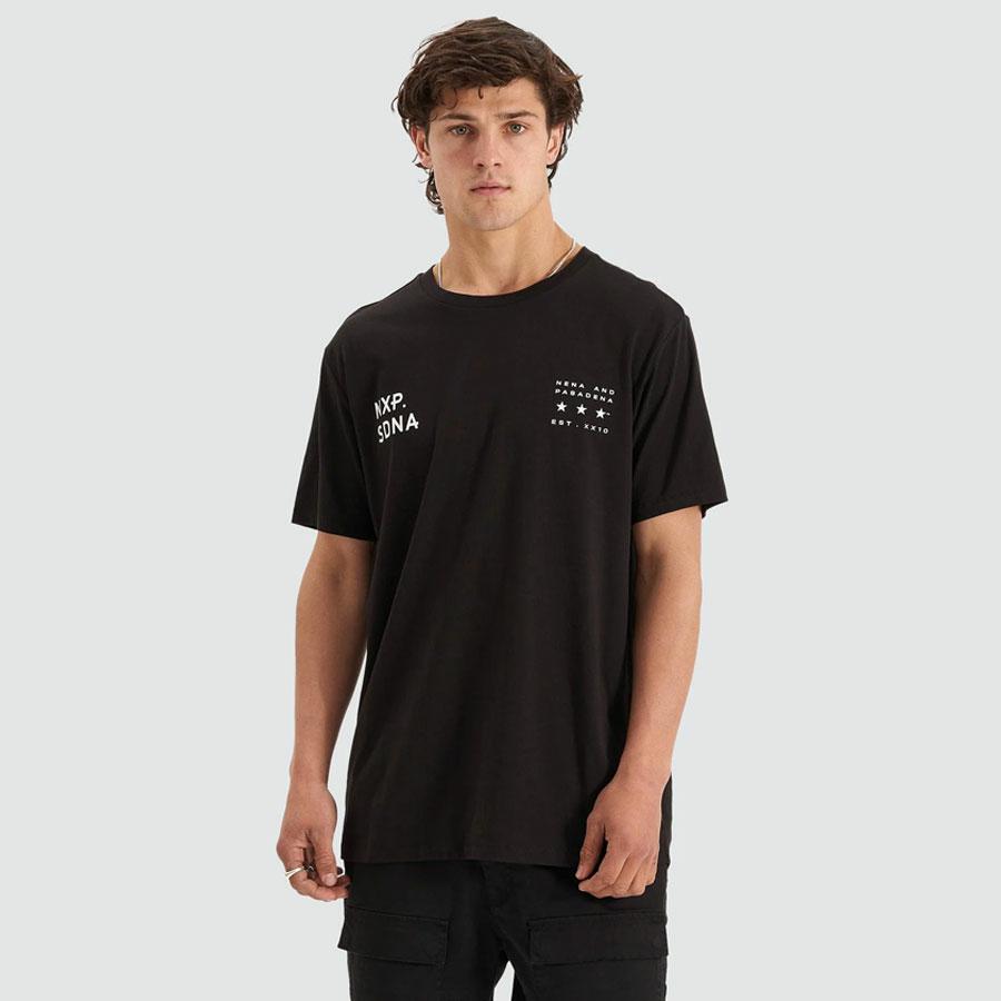 TRIPLE THREAT CAPE BACK T JET BLACK