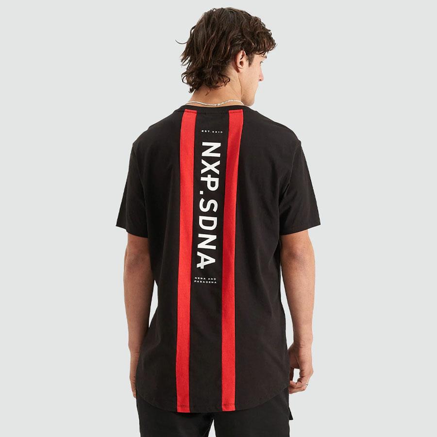 TRIPLE THREAT CAPE BACK T JET BLACK