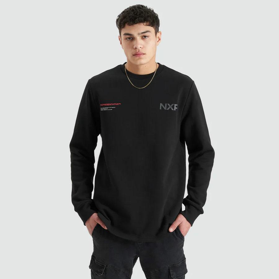 ADJACENT DUAL CURVED SWEA JET BLACK