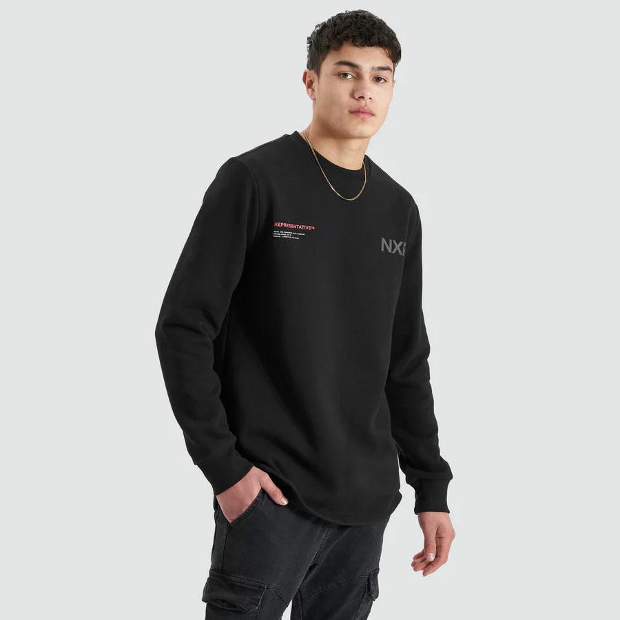 ADJACENT DUAL CURVED SWEA JET BLACK