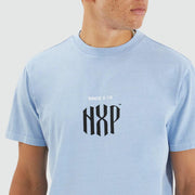 ANODE DUAL CURVED TEE PIGMENT PLACID BLUE