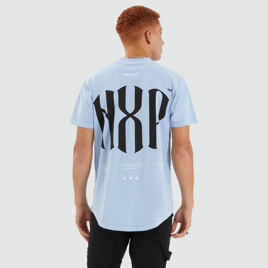 ANODE DUAL CURVED TEE PIGMENT PLACID BLUE