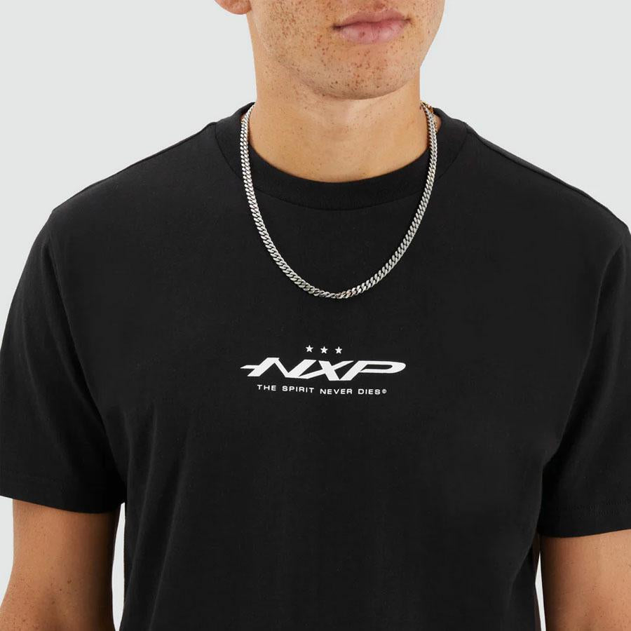 TRANQUIL DUAL CURVED TEE JET BLACK