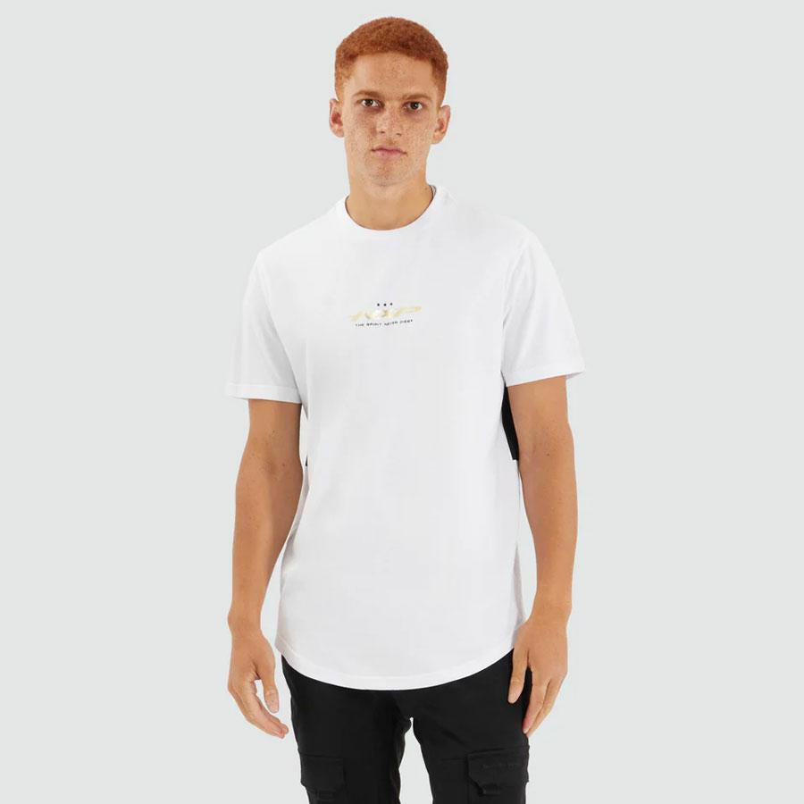TRANQUIL DUAL CURVED TEE OPTICAL WHITE
