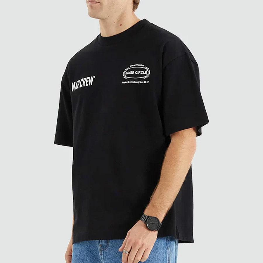 INDEX HEAVY STREET TEE JET BLACK