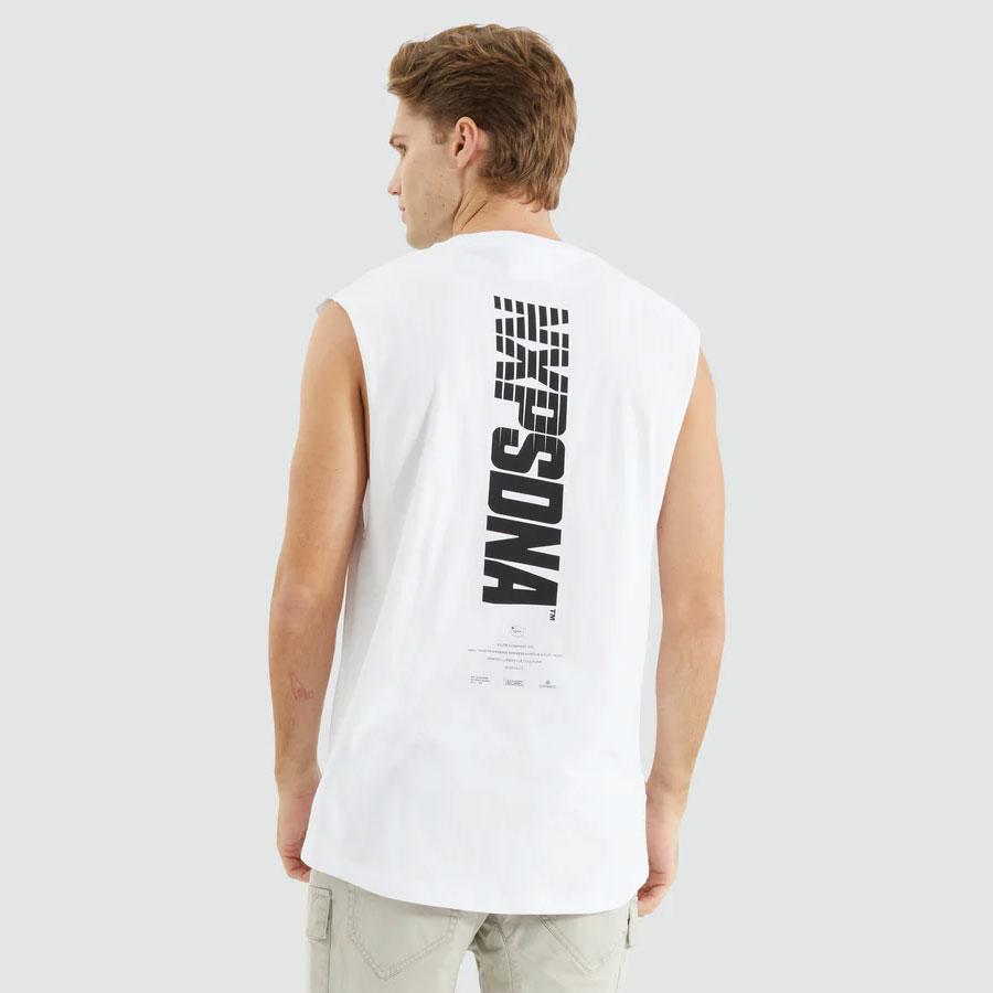 PRIMARY SCOOP BACK MUSCLE OPTICAL WHITE