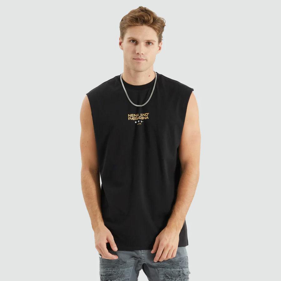 VECTOR SCOOP BACK MUSCLE JET BLACK