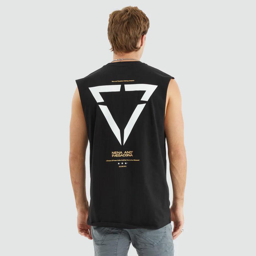 VECTOR SCOOP BACK MUSCLE JET BLACK
