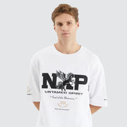FATAL LOOPBACK OVERSIZED OPTICAL WHITE