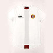 BRAMLING CAPE BACK TEE WHITE/MAROON