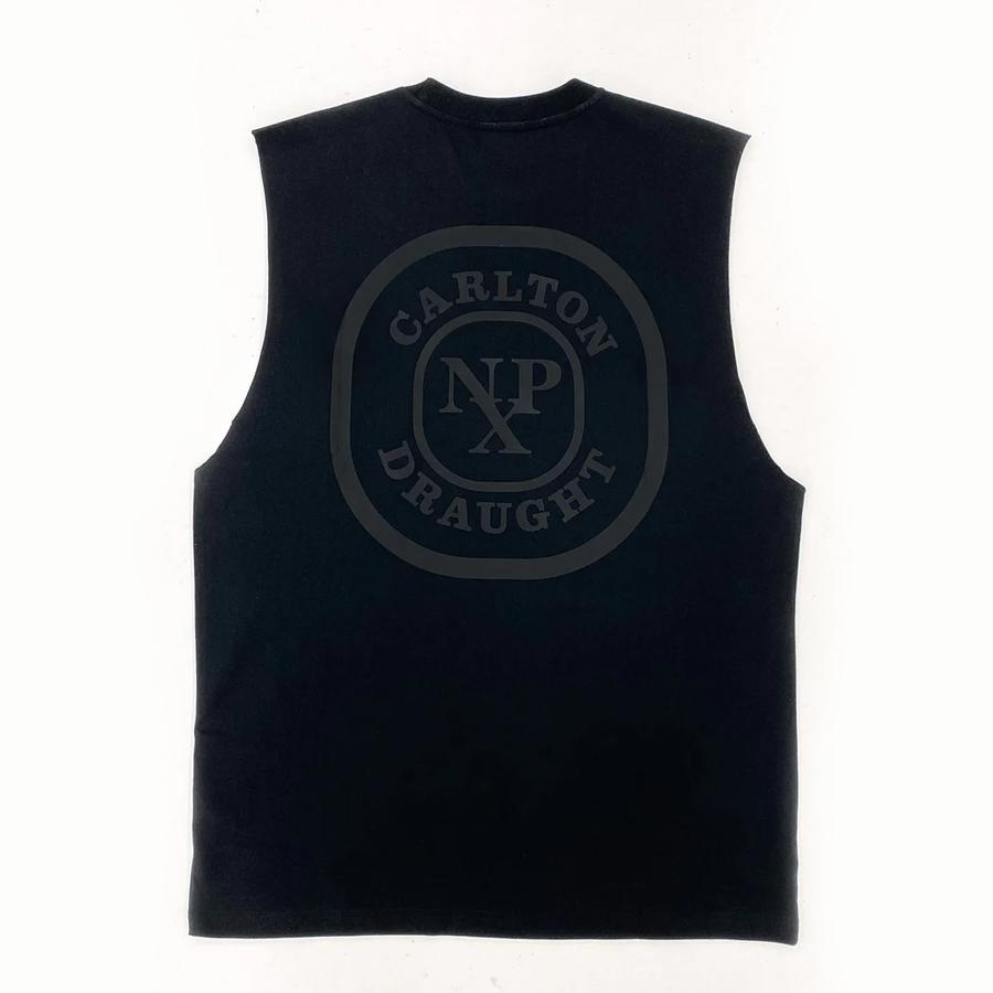 DRUMMOND RELAXED FIT MUSC JET BLACK