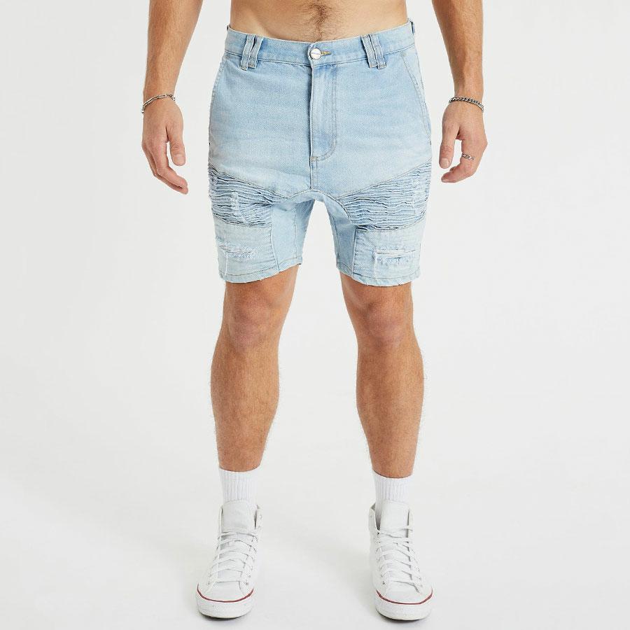 HELLCAT DENIM SHORT ASTORIA BLUE