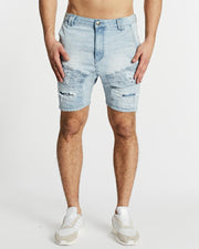 HELLCAT DENIM SHORT CANYON BLUE