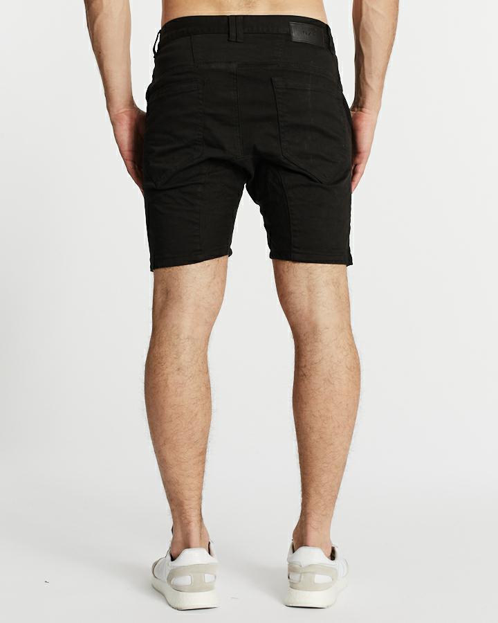 HELLCAT DENIM SHORT JET BLACK