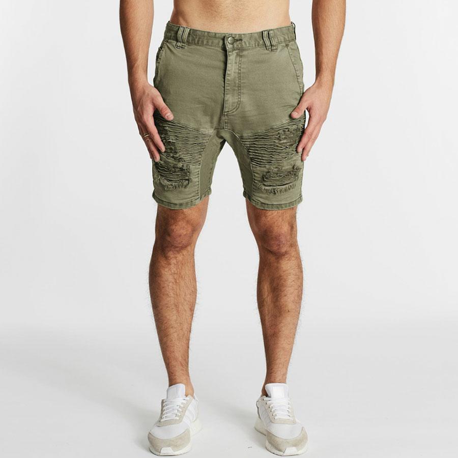 HELLCAT DENIM SHORT KHAKI