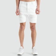 HELLCAT DENIM SHORT WHITE