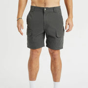 OVERLAND CARGO SHORT CHARCOAL