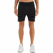 VIPER DENIM SHORT BLACK