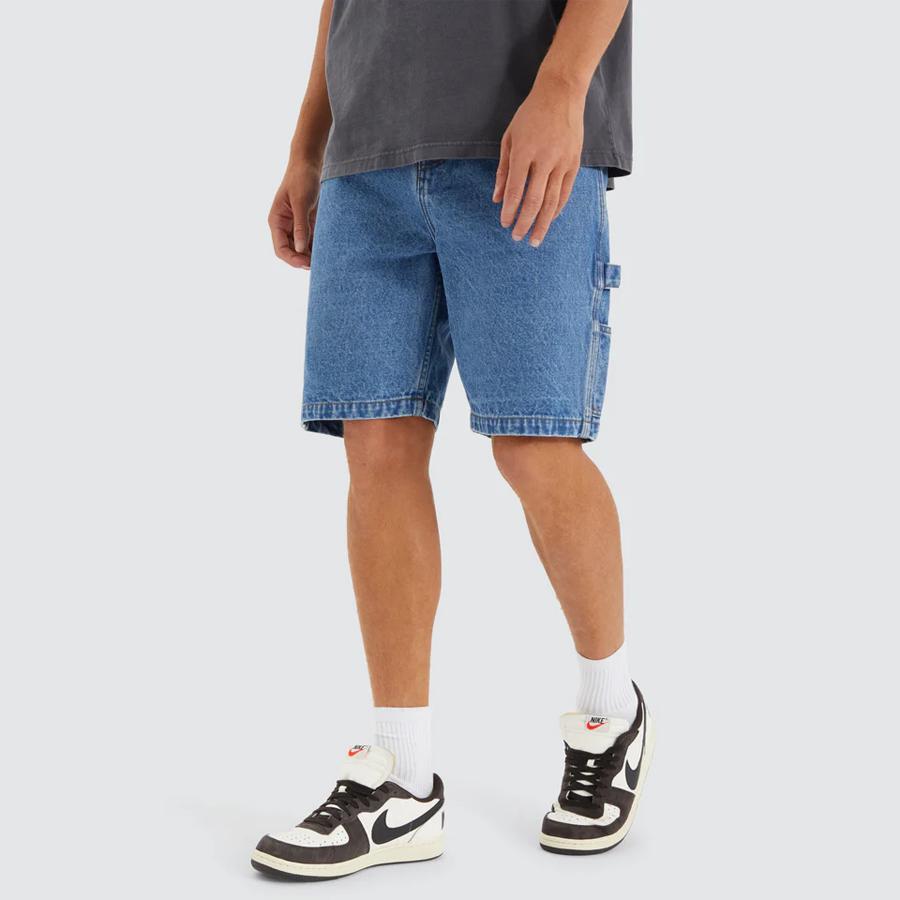 BUILT CARPENTER SHORT CLEAN BLUE