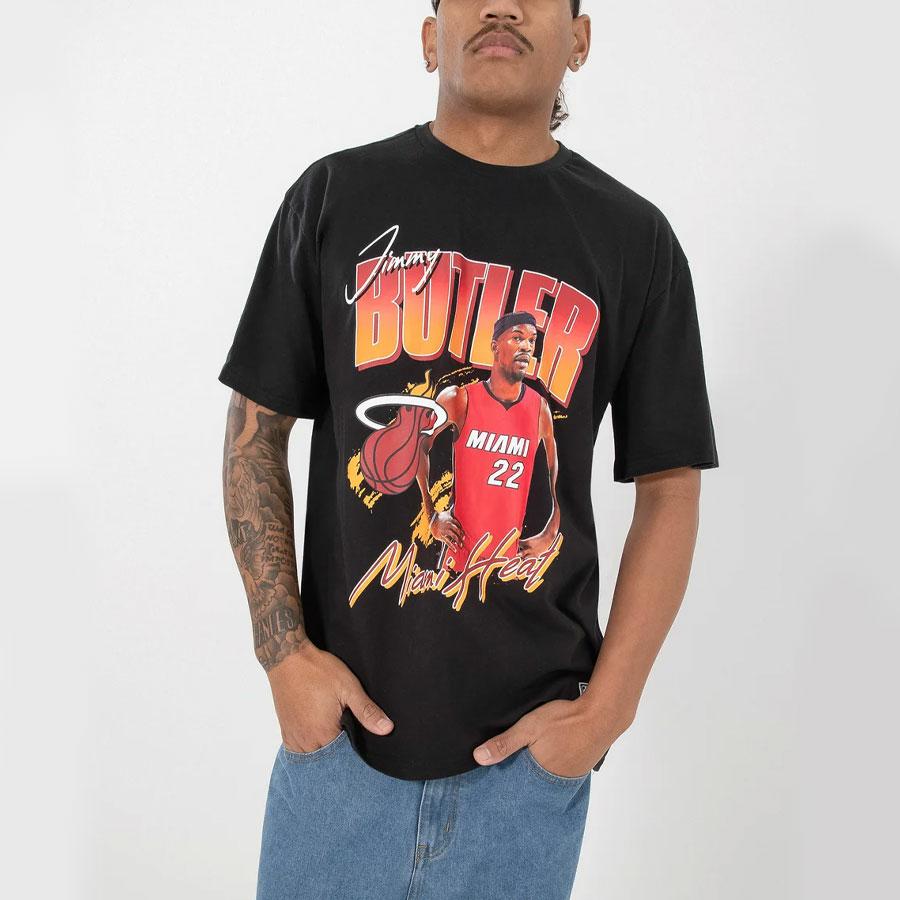 M JONES TEE HEAT BLACK