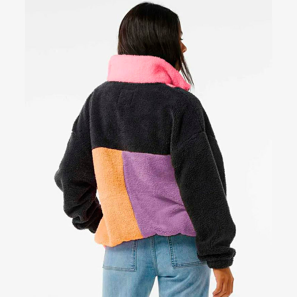 BLOCK PARTY POLAR FLEECE CHARCOAL