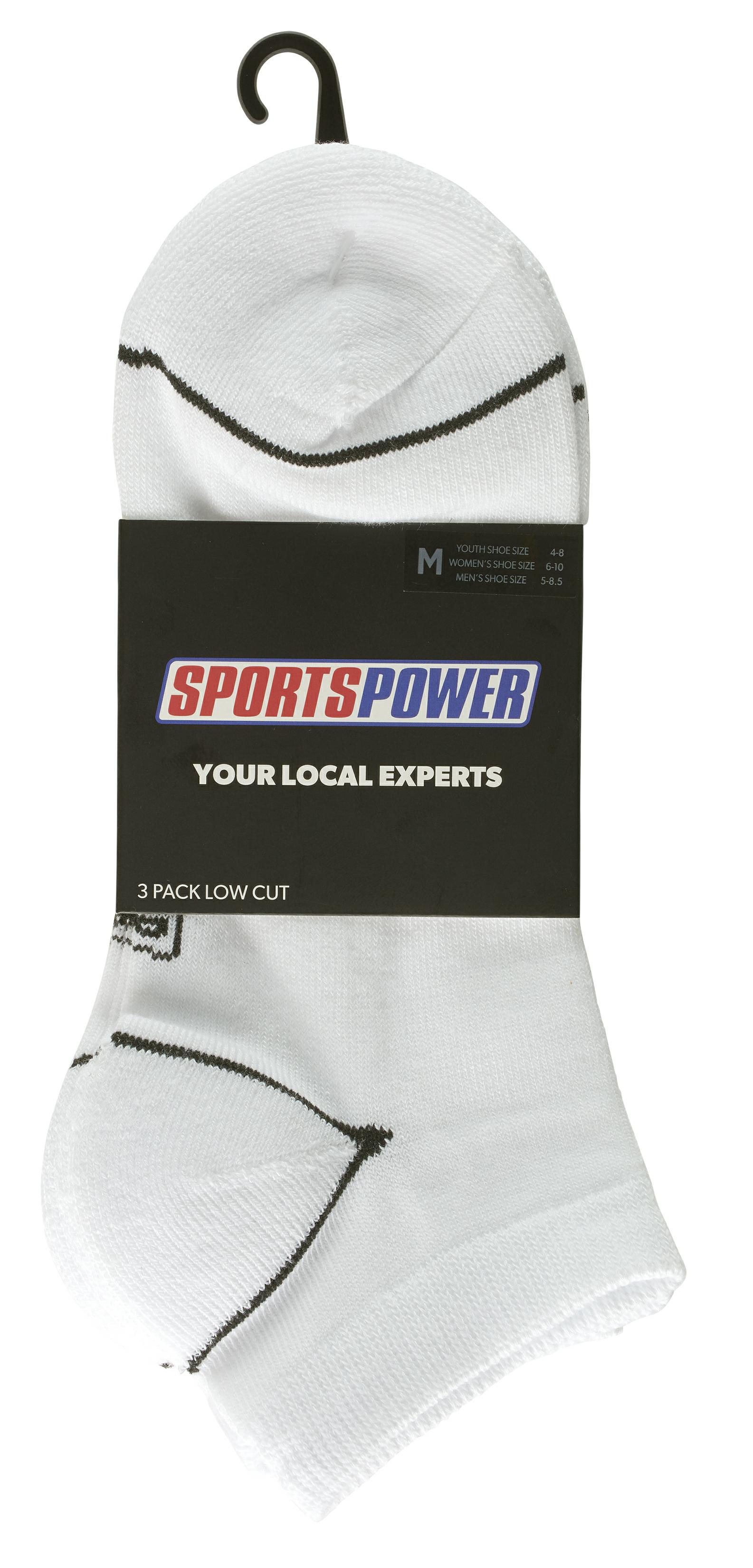 SP LO CUT 3PK WHITE