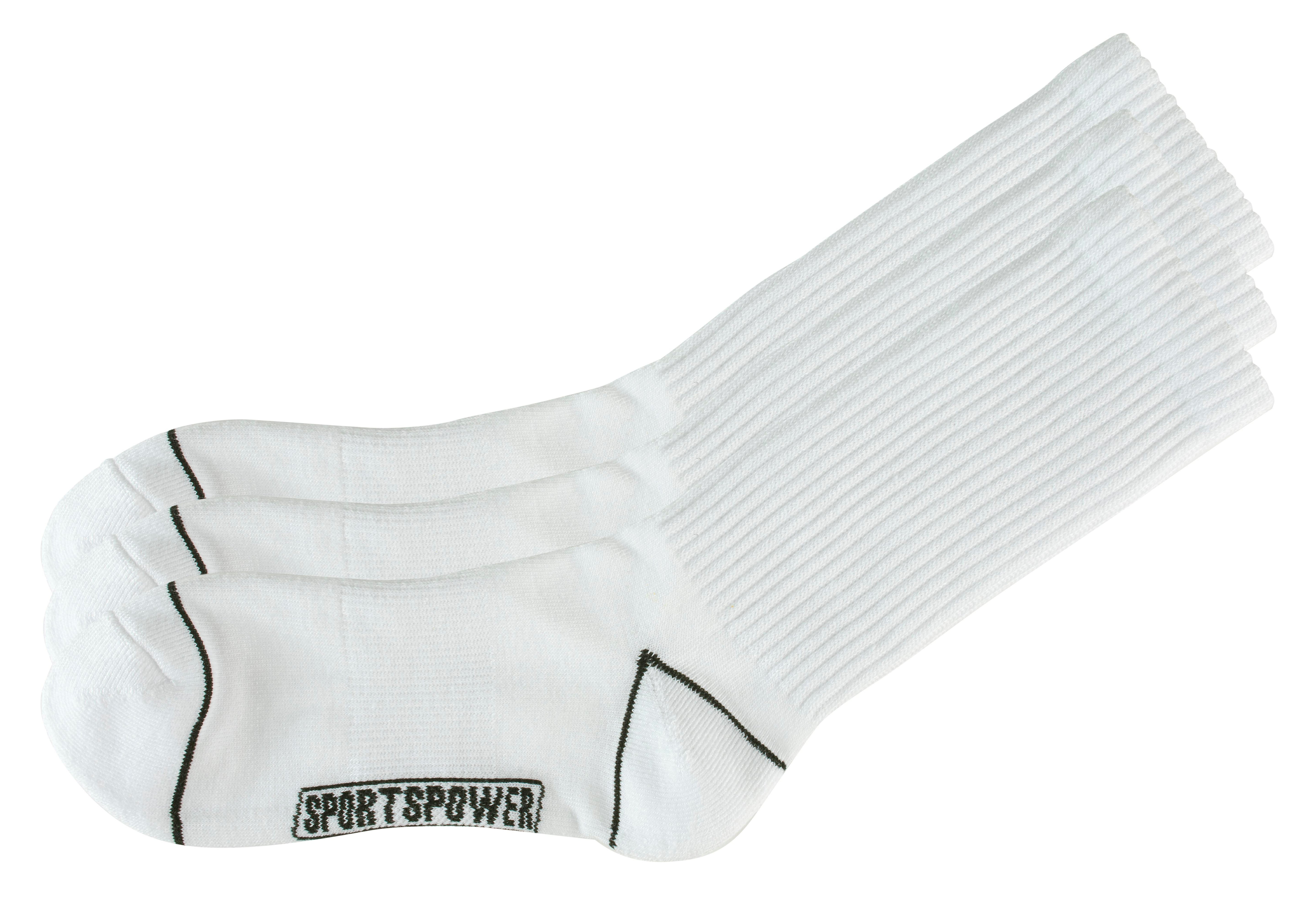 SP CREW CUT 3PK WHITE