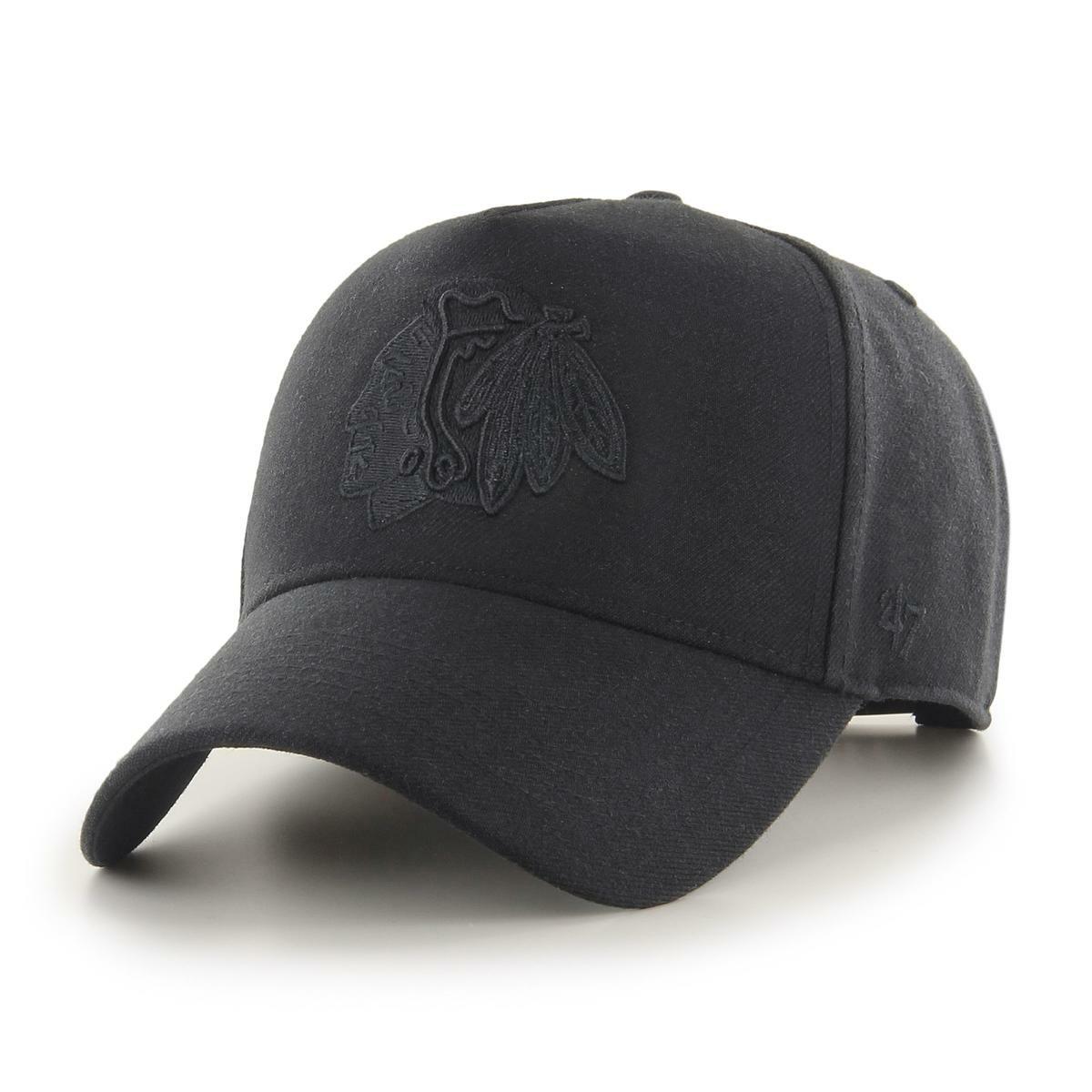 BLACKHAWKS REP 47 MVP DT BLACK/BLACK