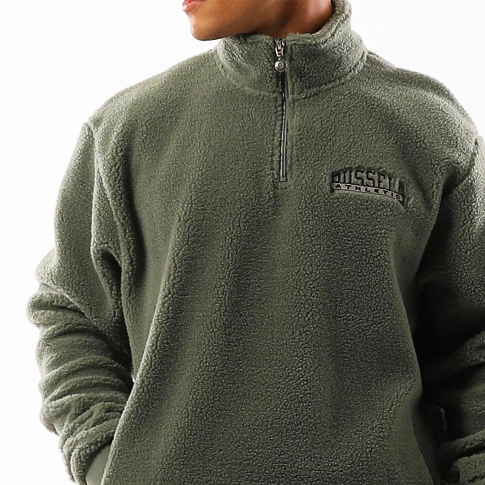 VORTEX QUARTER ZIP SHERPA SHALLOW GREEN