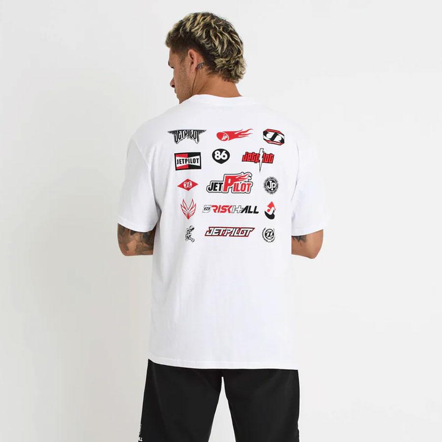 RISK IT ALL SS TEE WHITE