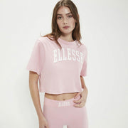LANETTO CROP T-SHIRT LIGHT PINK