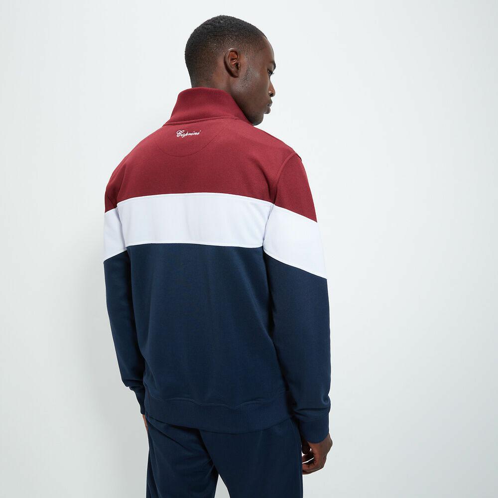 CAPRINI TRACK TOP BURGUNDY / WHITE