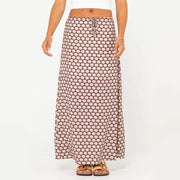 SORRENTO MIDI SKIRT TUSCAN BROWN