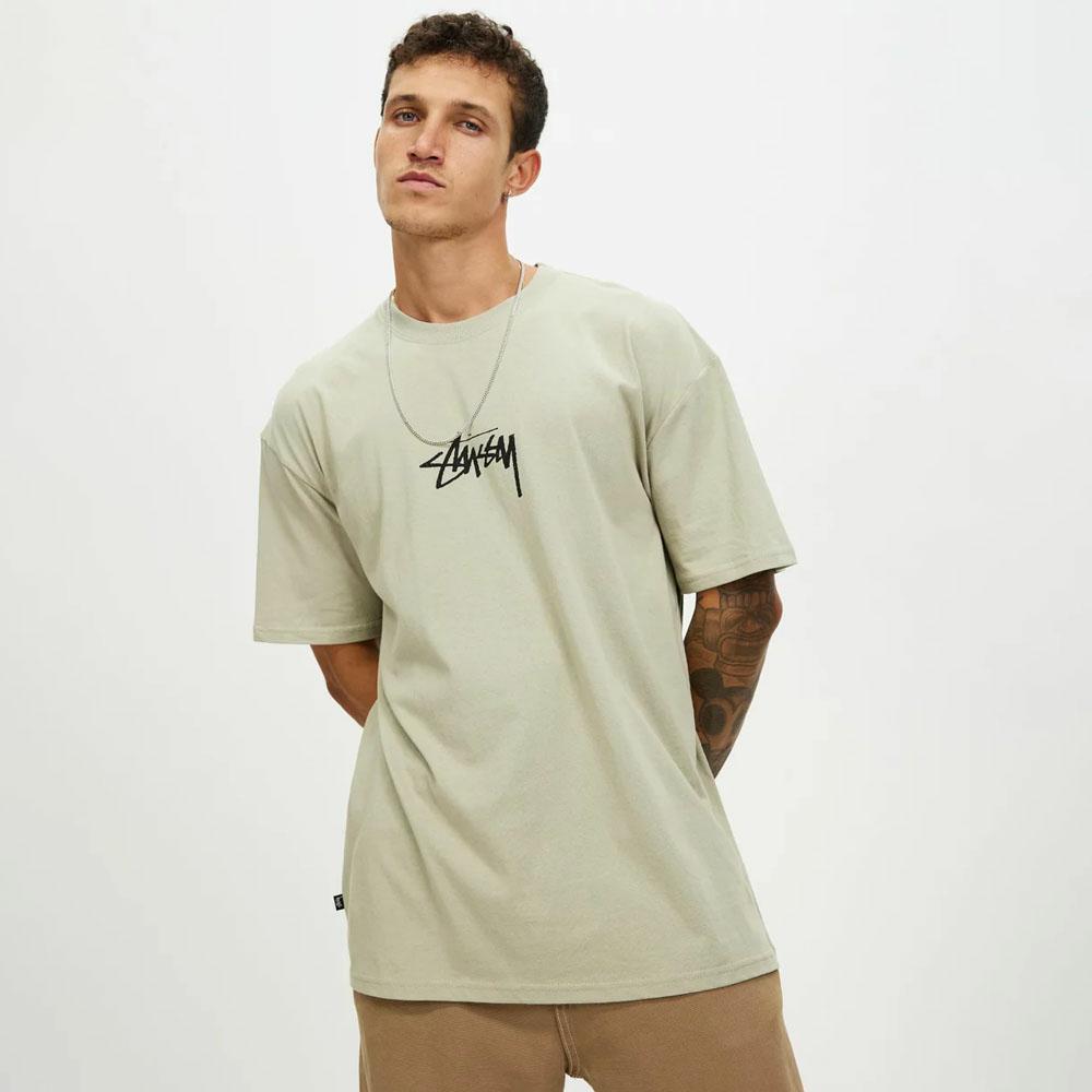 STOCK CHEST SS TEE OLIVE