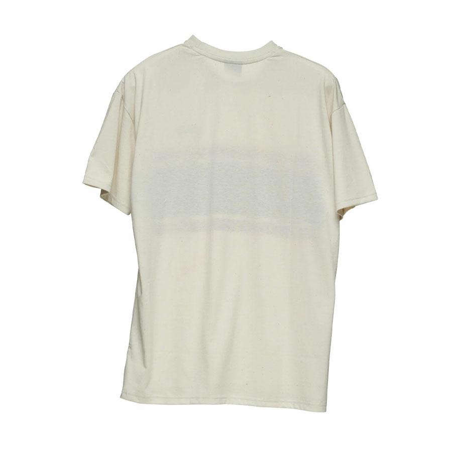 BOLD STRIPE SS TEE WASHED WHITE