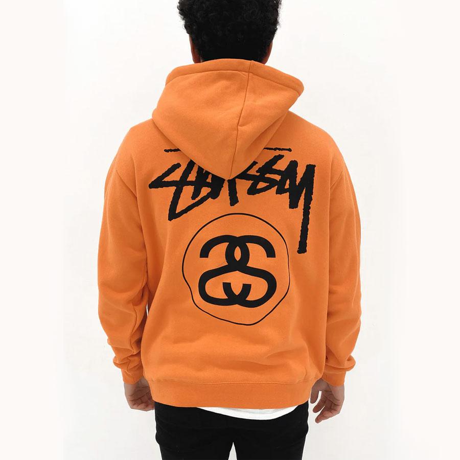 SOLID STOCK LINK HOOD APRICOT